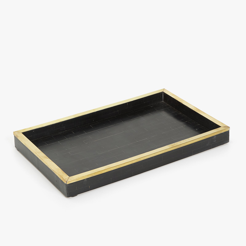 Trays Tableware Zara Home United Kingdom Rectangular Tray With Golden Trim