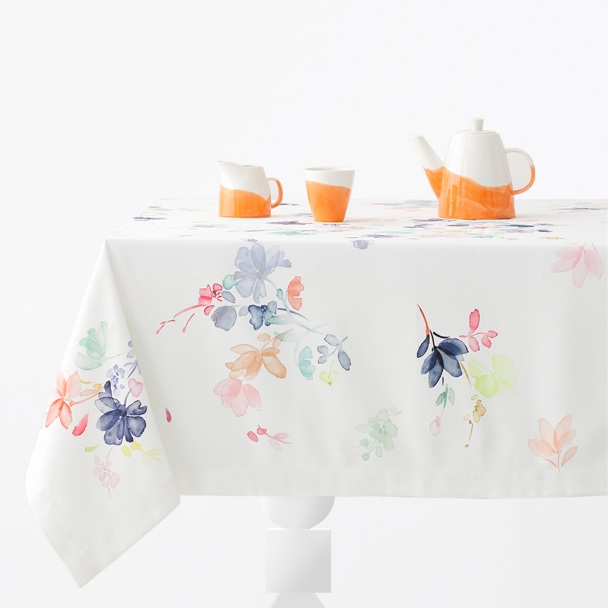 watercolor floral tablecloth zara home united states of america