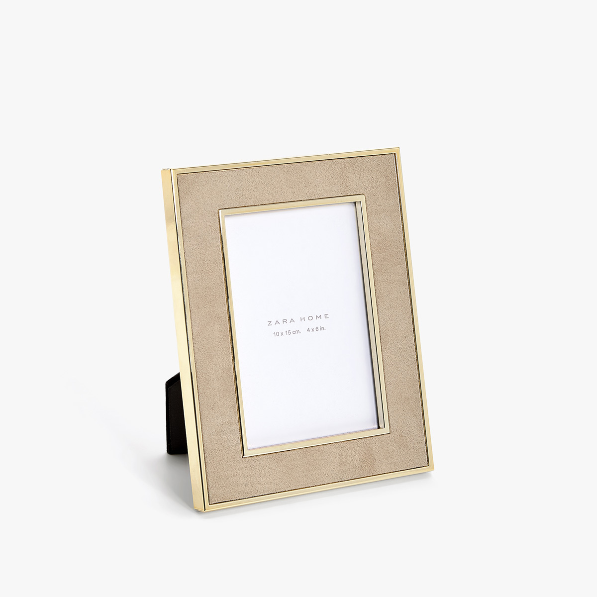 image 1 of the product suede frame with metallic border
