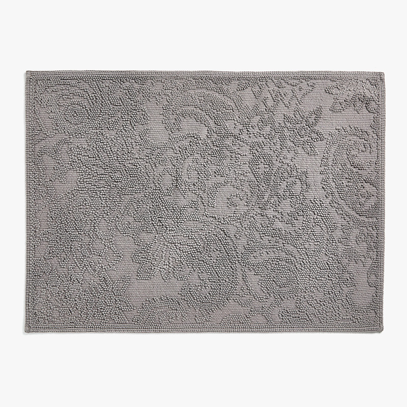 Reversible Floral Bath Mat Reversible Floral Bath Mat