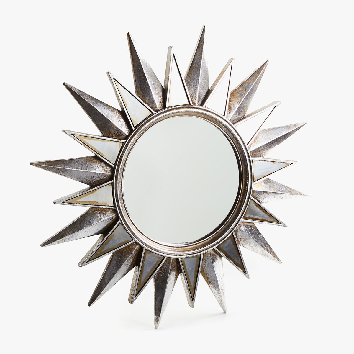 Silver Sun Shaped Mirror Zara Home Ireland Image 1 Of The Silver Sun Shaped Mirror