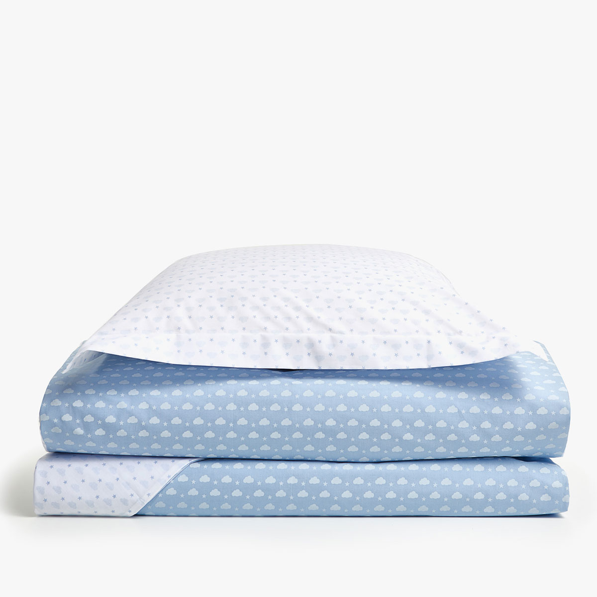 denim cloud print bottom sheet bottom sheets bedroom kids denim sheet