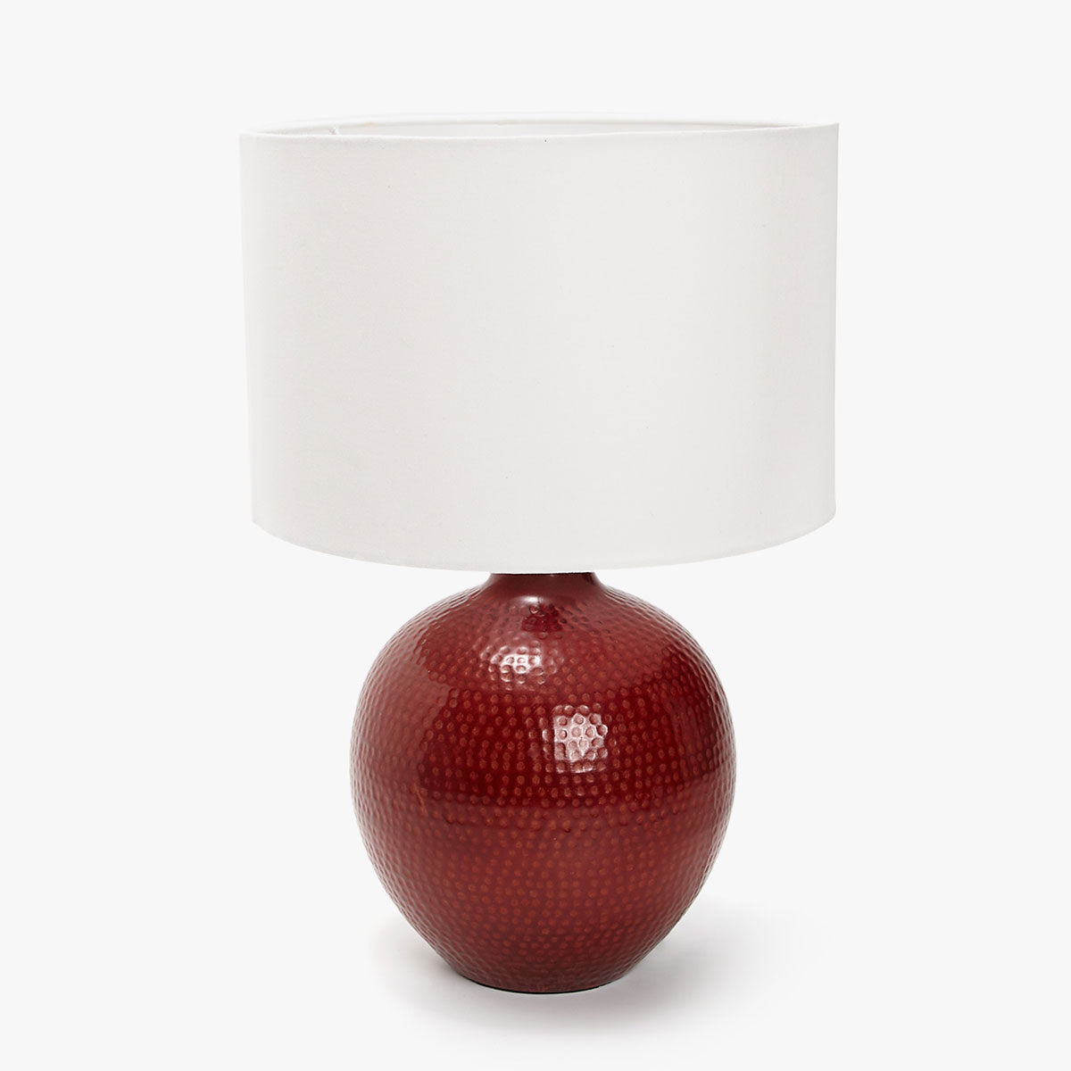 Red Hammered Lamp Base Lamps Decoration Zara Home United Kingdom Image 1 Of The Red Hammered Lamp Base