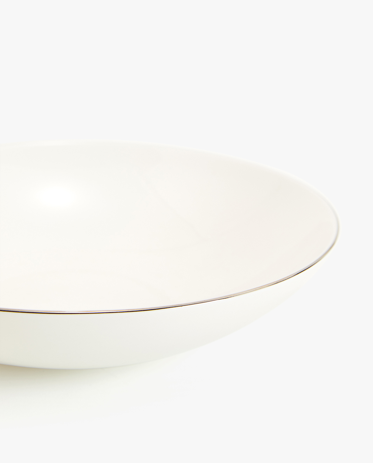 Porcelain Soup Plate With Silver Rim Dinnerware Tableware Zara Image 5 Of The Porcelain Soup Plate With Silver Rim