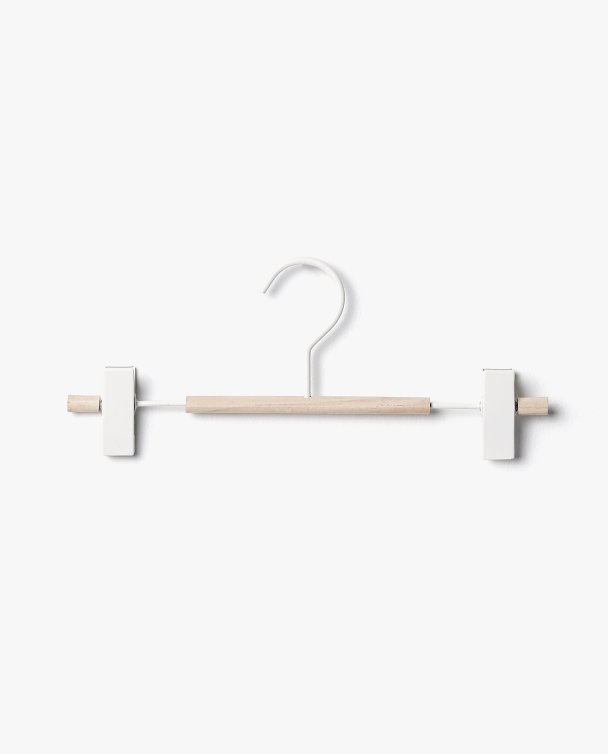 Wood And Metal Skirt Hanger Set Of 2 Hangers Accessories Wood And Metal Skirt Hanger Set Of 2