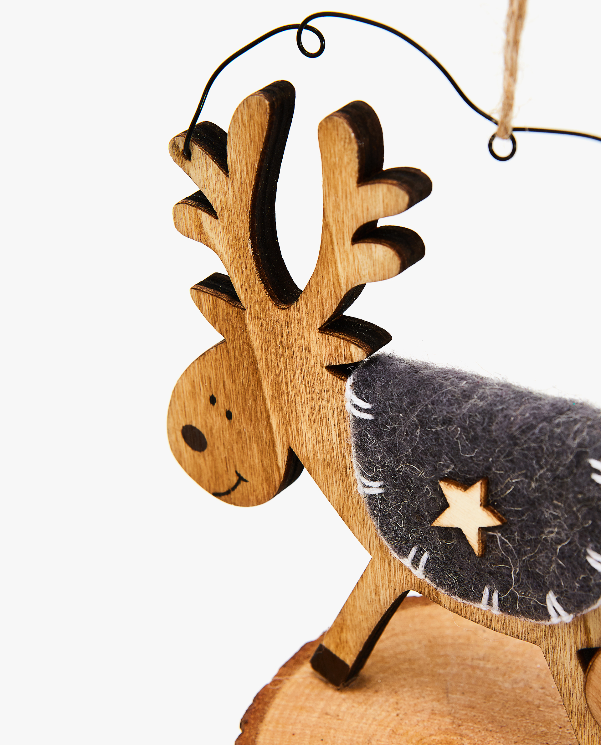 Wooden Reindeer Decoration Zara Home United Kingdom Wooden Reindeer Decoration
