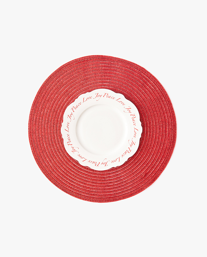 Place Mats And Table Runners Tableware Christmas Zara Home Image Of The Product Round Placemat Pack 2