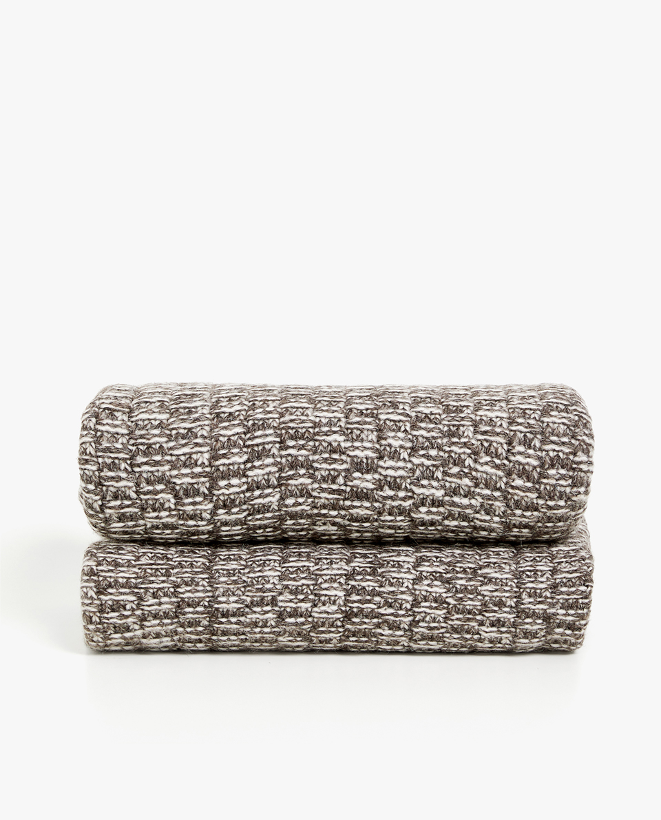 Blankets Zara Home Rectangles Knit Blanket