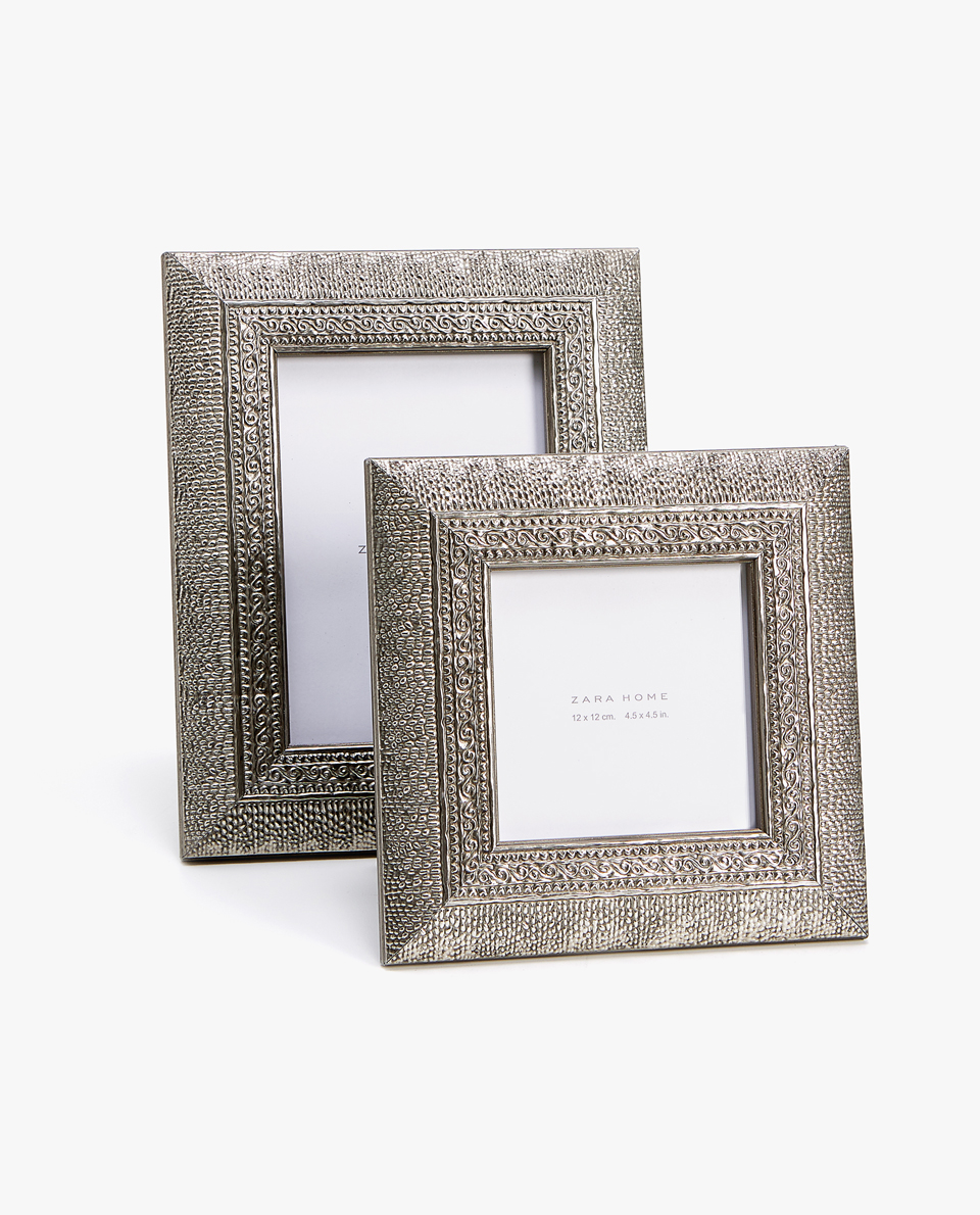 Picture Frames Zara Home Metal Effect Wooden Frame