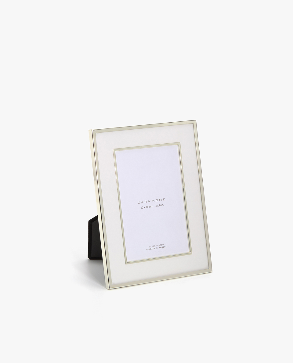 Picture Frames Zara Home Double Silver Edge Frame