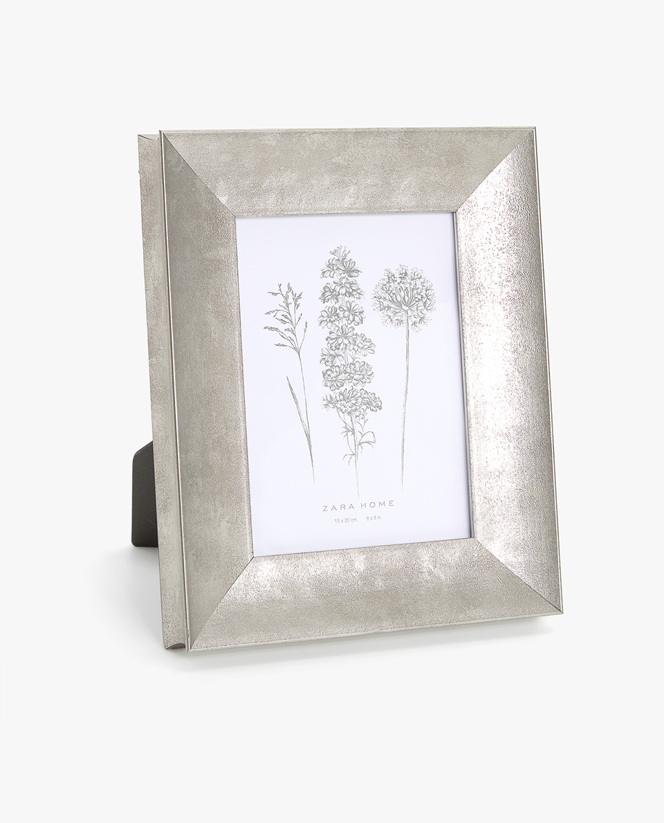 Picture Frames Zara Home Worn Out Silver Frame