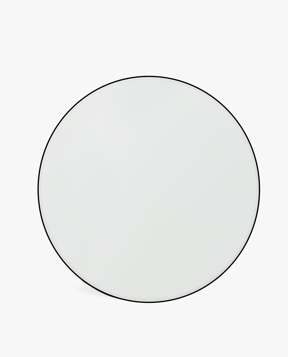 Mirrors Zara Home Round Mirror With Black Frame