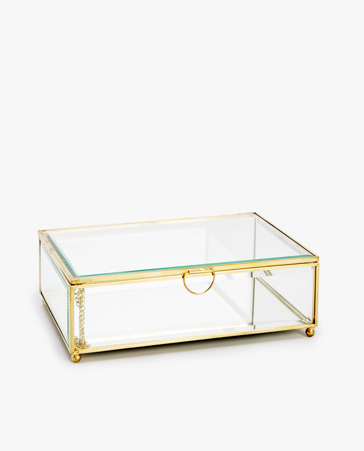 Decorative Boxes Zara Home New Collection Glass Box With Metal Frame