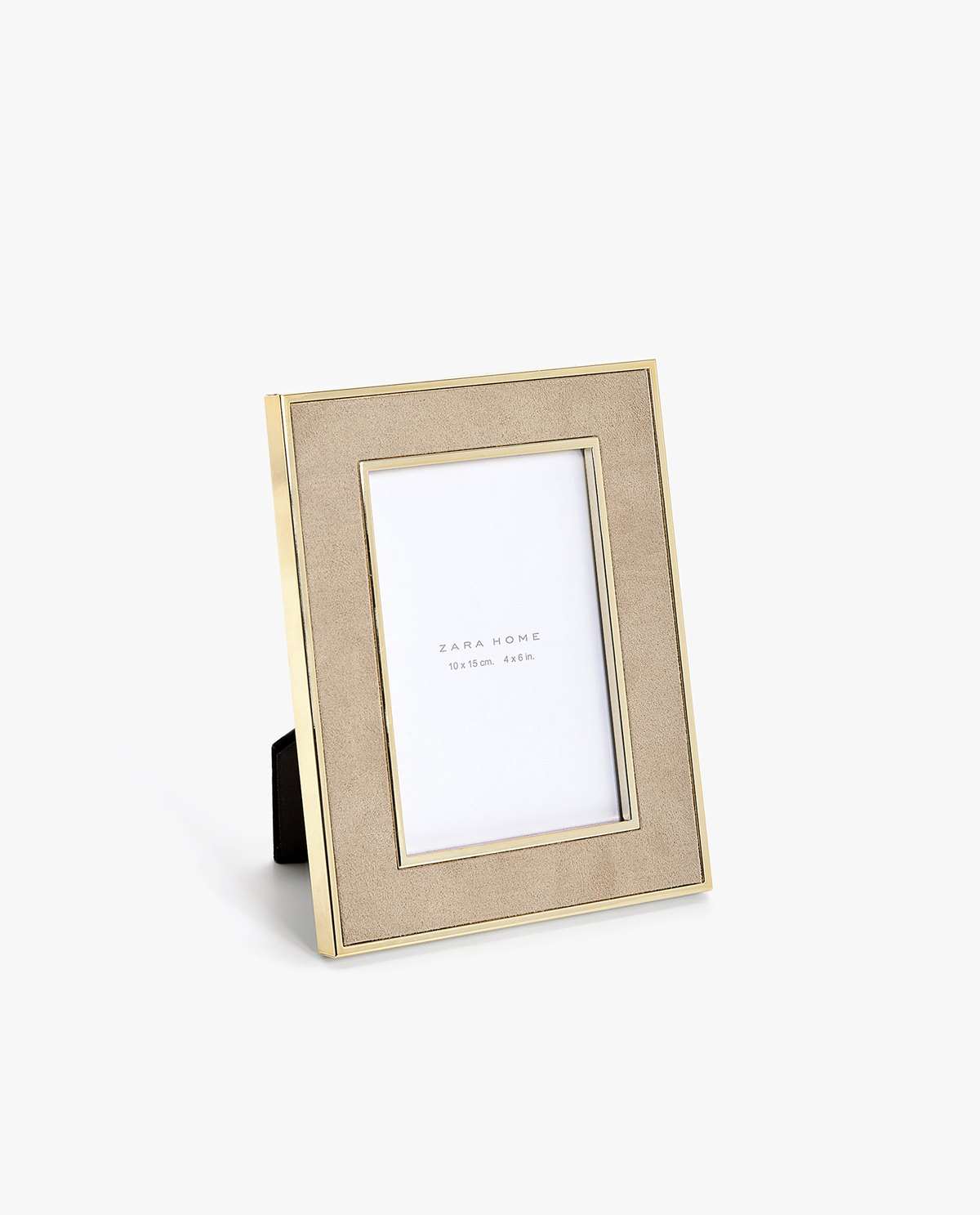 Suede Frame With Metallic Border Photo Size 10x15 Cm Suede Frame With Metallic Border