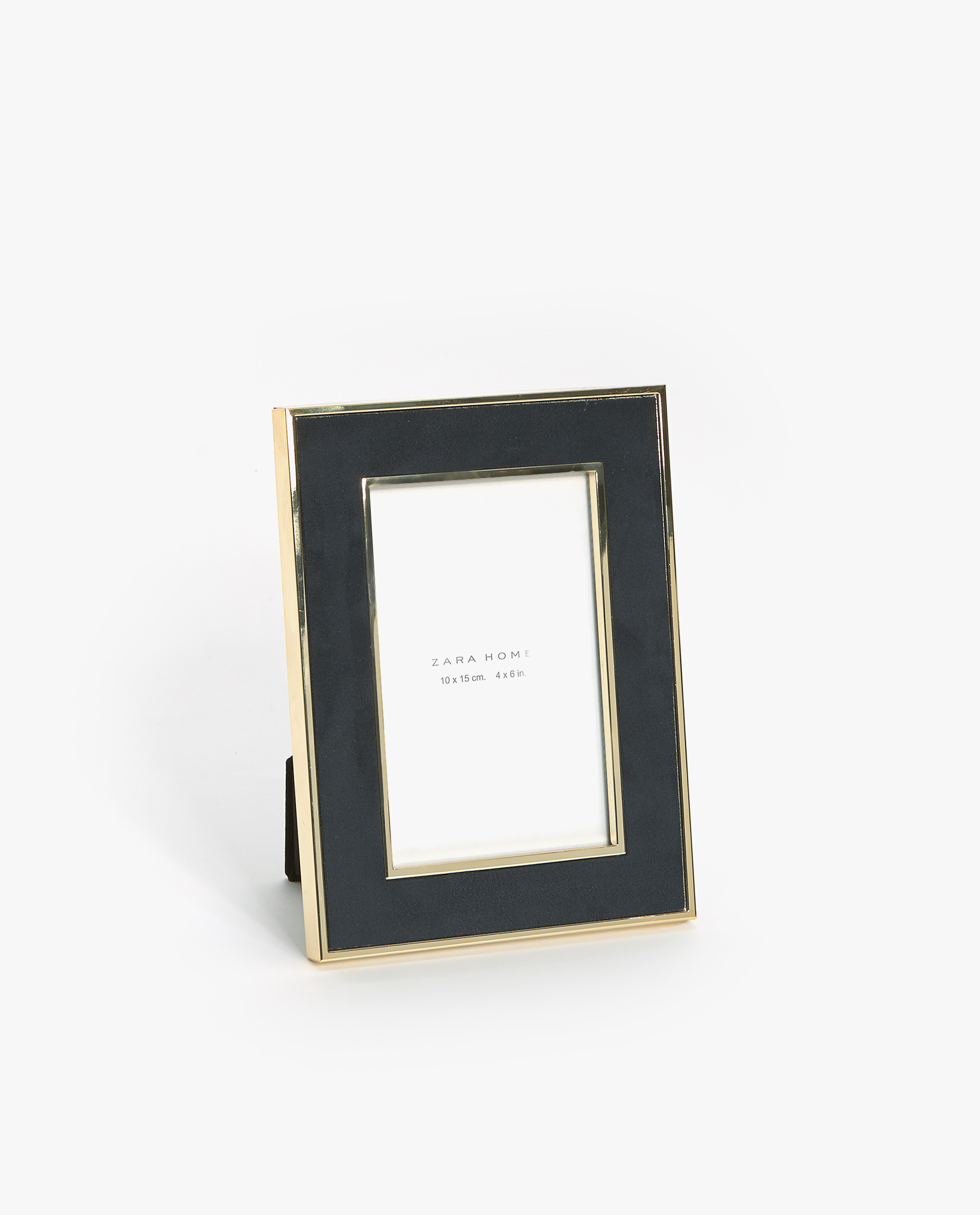 Suede Frame With Metallic Border Photo Size 10x15 Cm Suede Frame With Metallic Border
