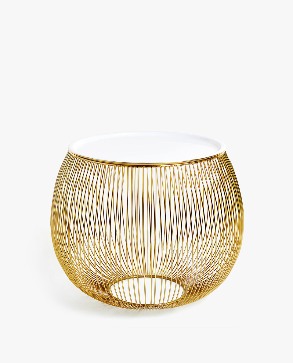 Golden Rim Iron Side Table Furniture Decoration Zara Home Golden Rim Iron Side Table Furniture Decoration Zara Home EspaƱa Canarias