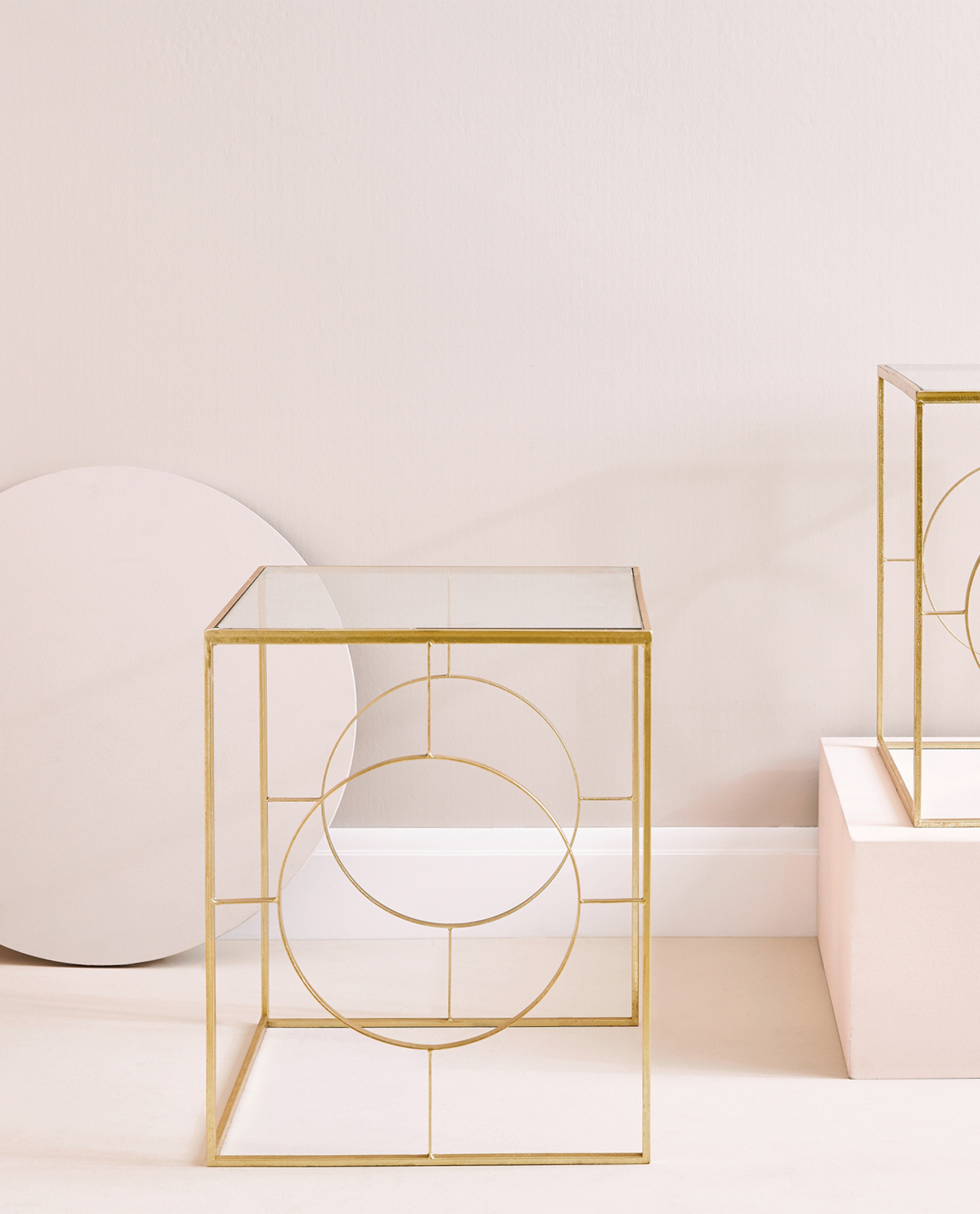 Gold Nest Of Tables Set 2 Furniture Decoration Zara Home Gold Nest Of Tables Set 2