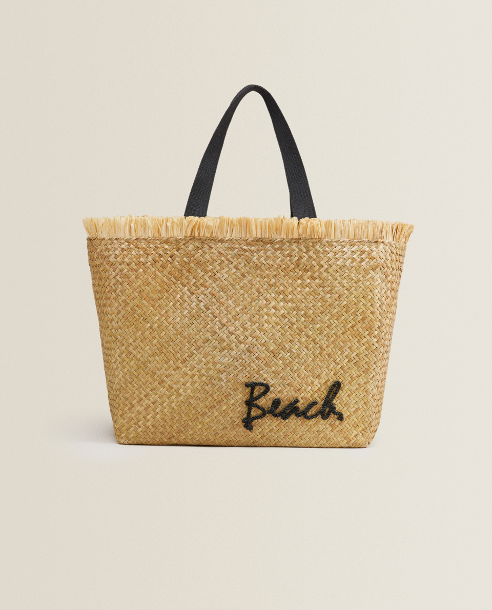 TOTE WITH BEACH DETAIL - LOUNGEWEAR 