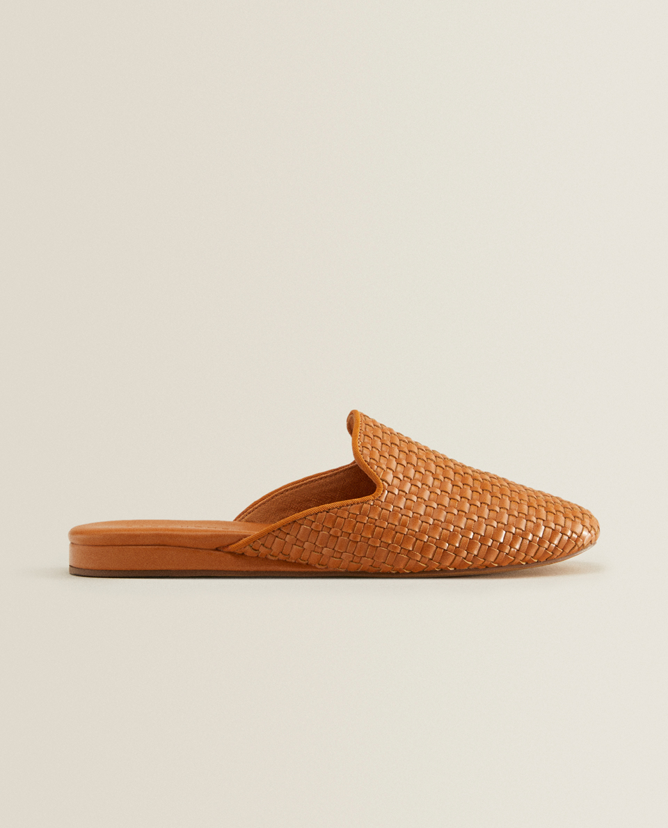mules jaunes zara