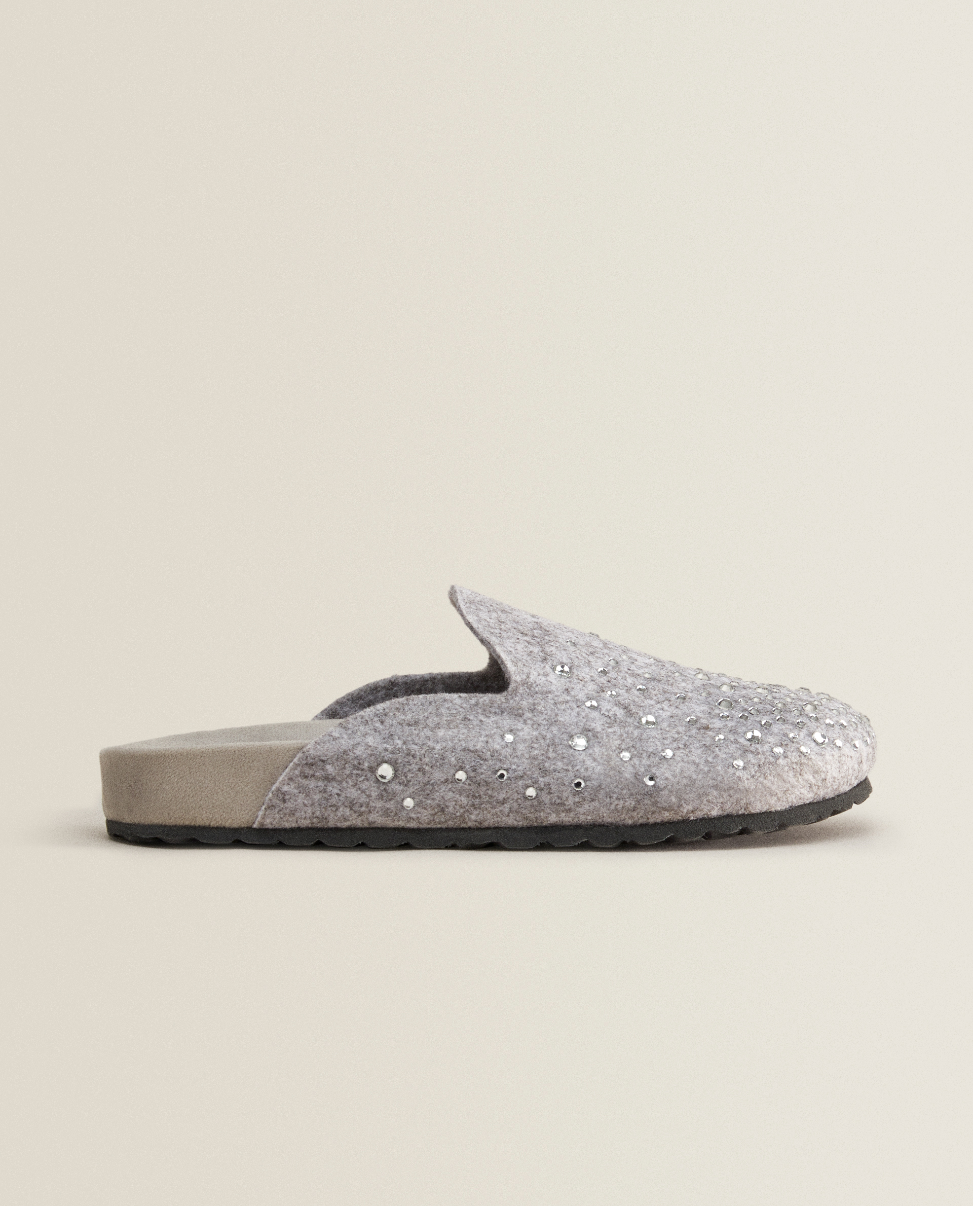 felt clog slippers