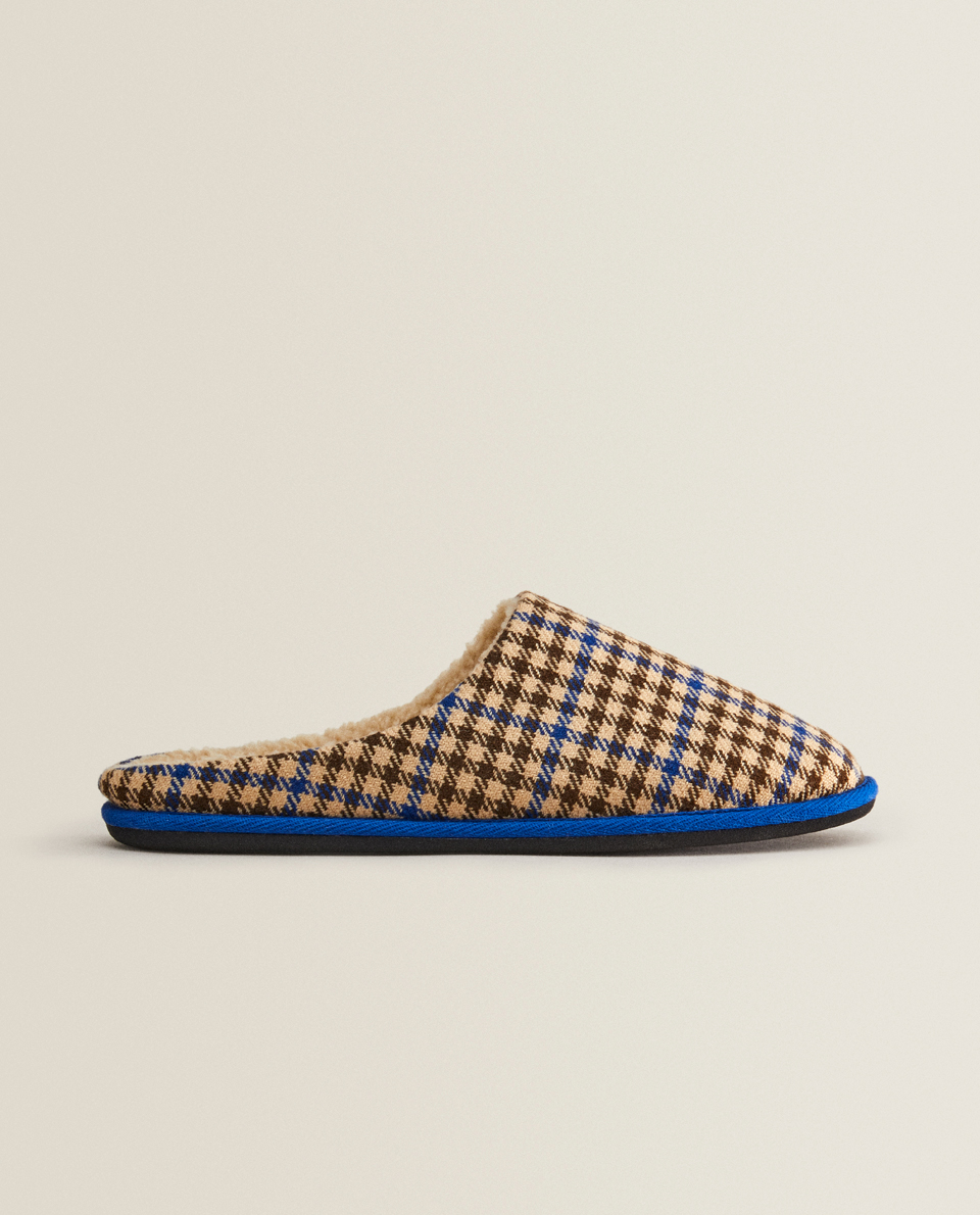 Fur Lined Fabric Slippers Collection New In Zara Home Slovenia