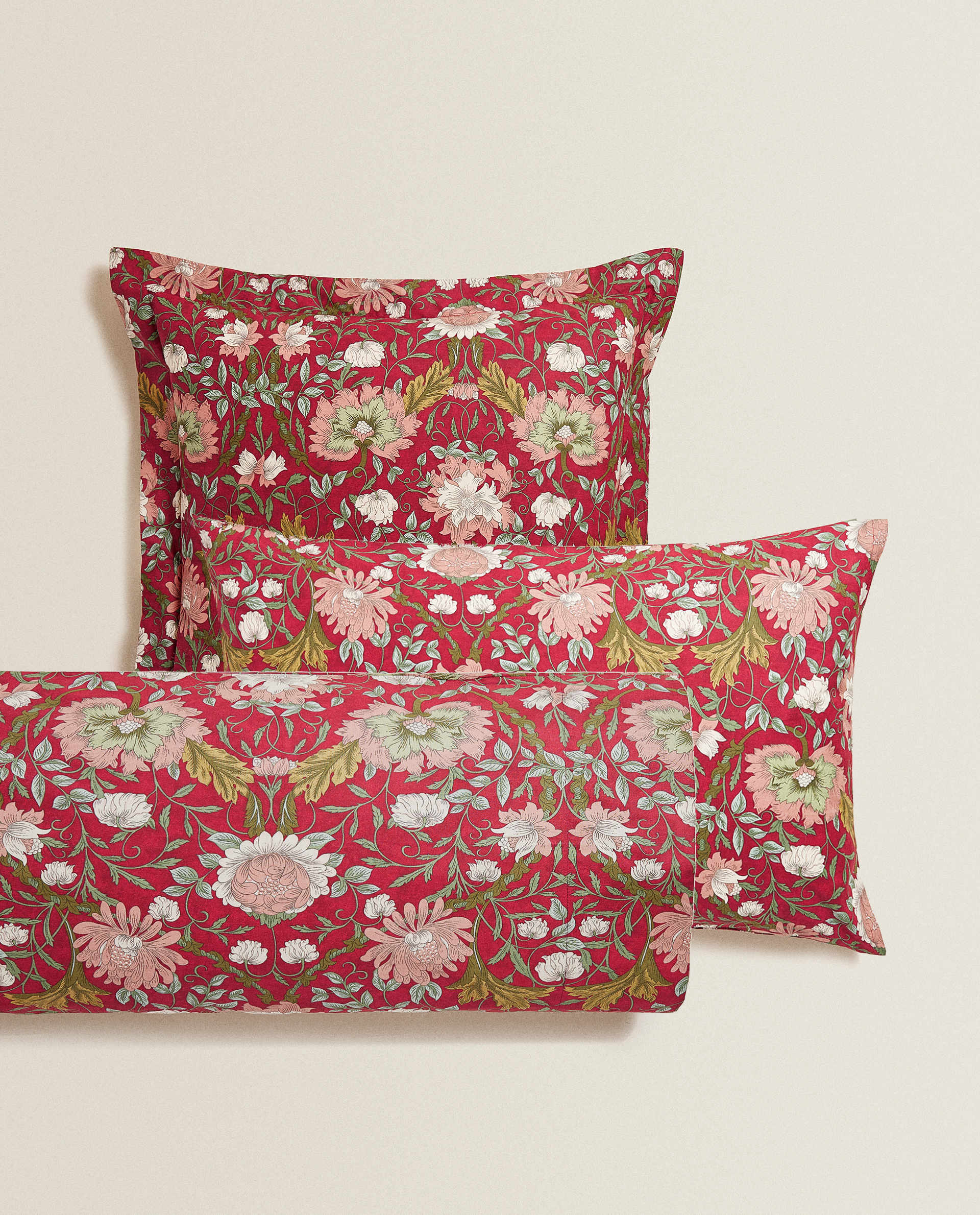 Floral Print Pillowcase