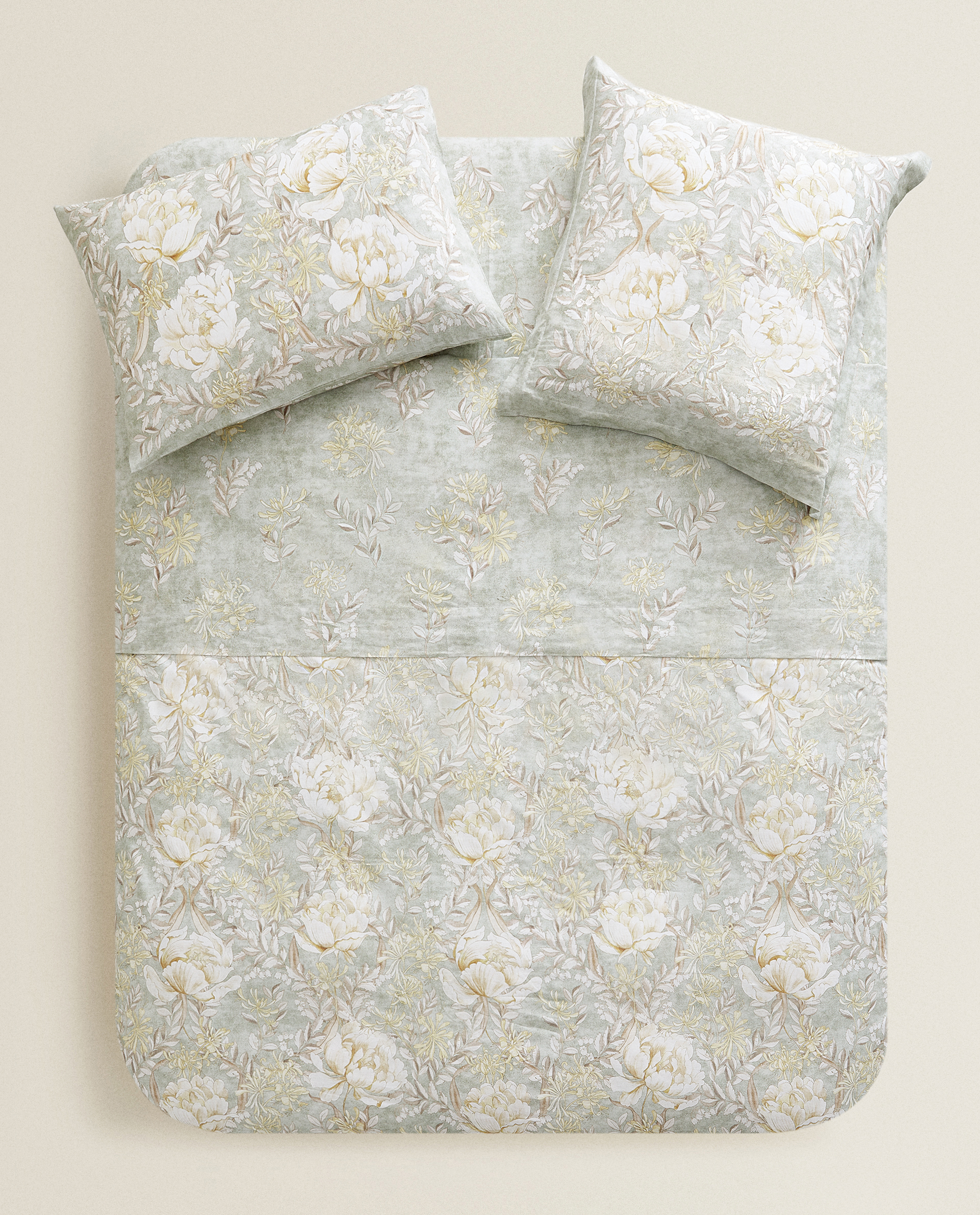 Floral Print Duvet Cover Bed Linen Bedroom Sale Zara Home