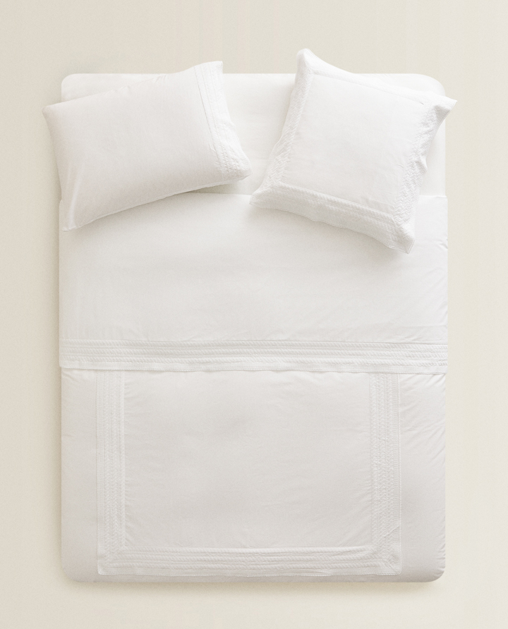 Duvet Covers Zara Home New Collection Image Of The Geometric Embroidered Duvet Cover