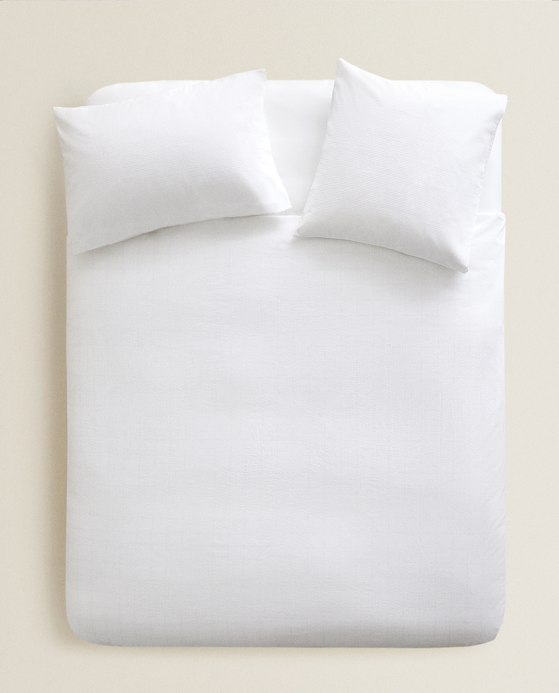 Seersucker Duvet Cover Bed Linen Bedroom Sale Zara Home