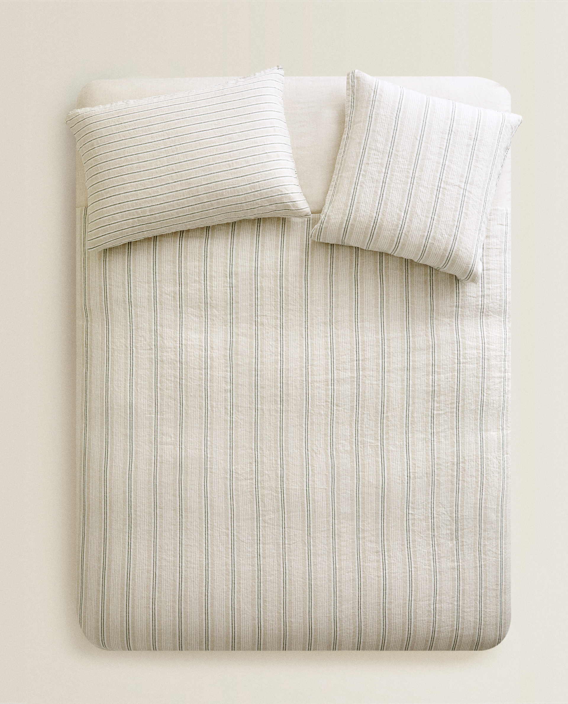 Striped Linen Duvet Cover Bed Linen Bedroom Sale Zara Home