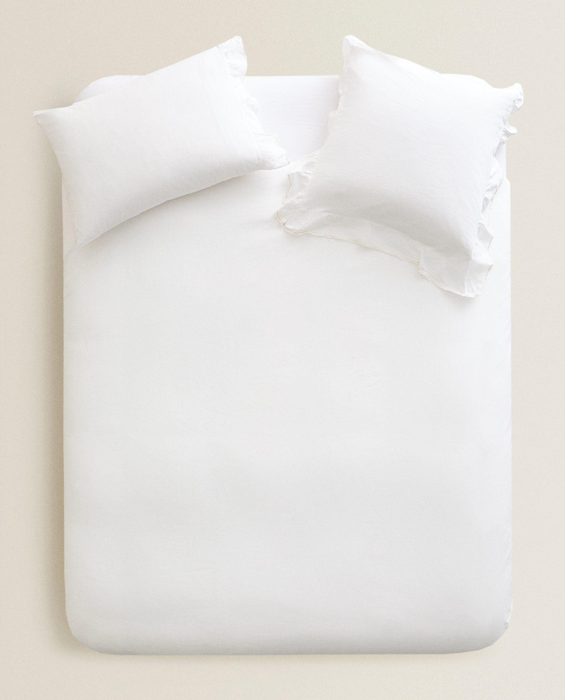 Ruffle Duvet Cover Loungewear Bedroom Sale Zara Home Algerie