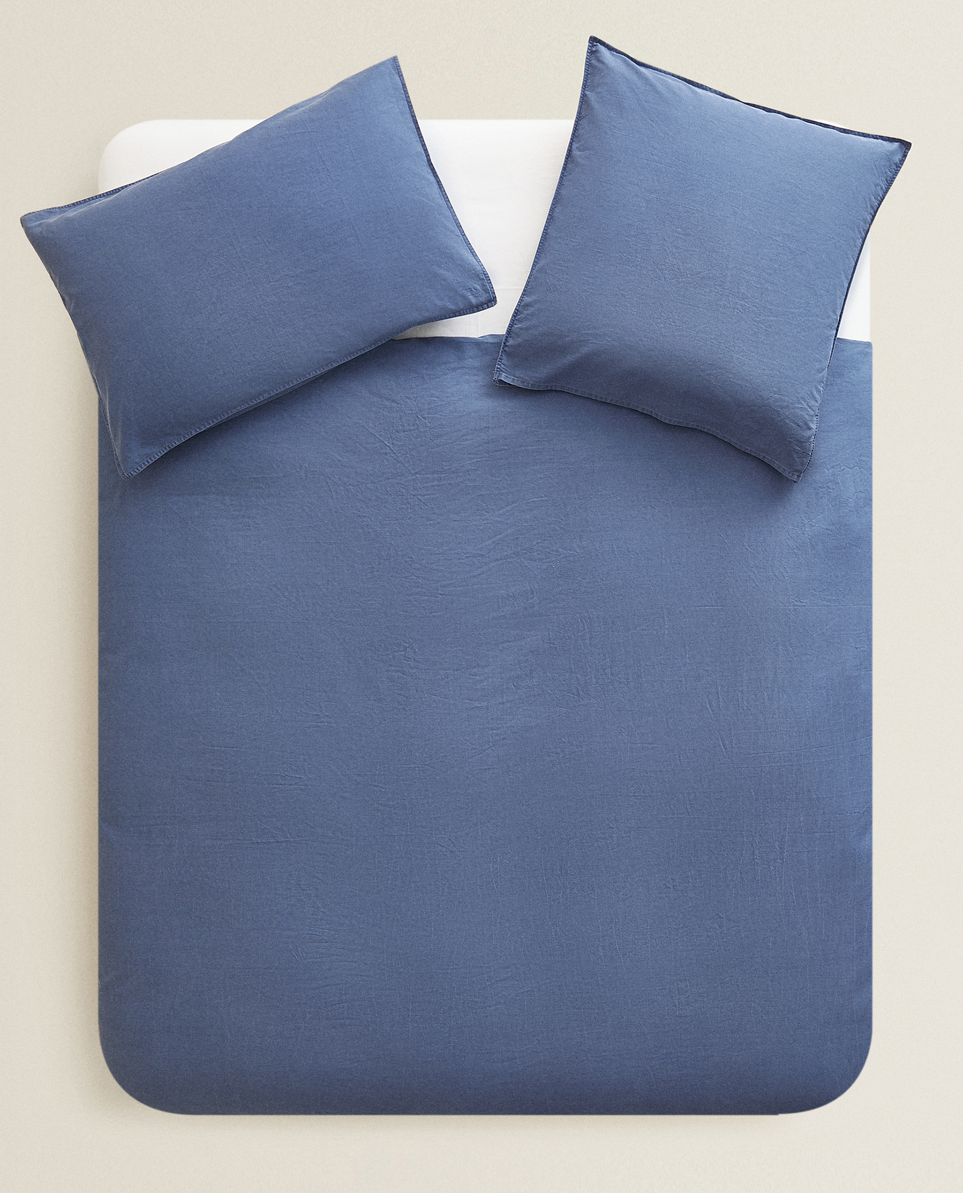 Washed Cotton Duvet Cover Pillowcases Bedroom Sale Zara