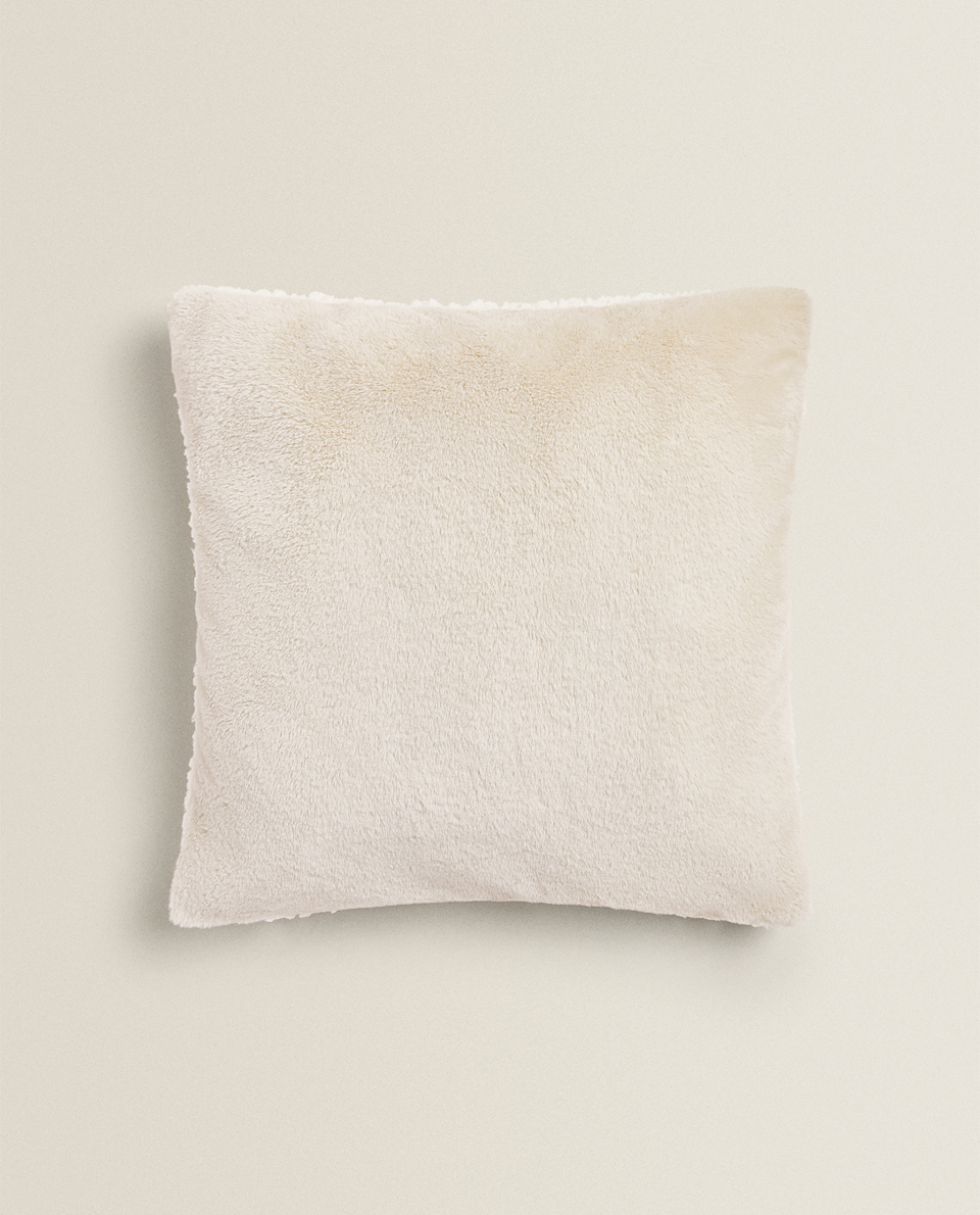 Fuzzy Throw Pillow Zara Home United States Of America