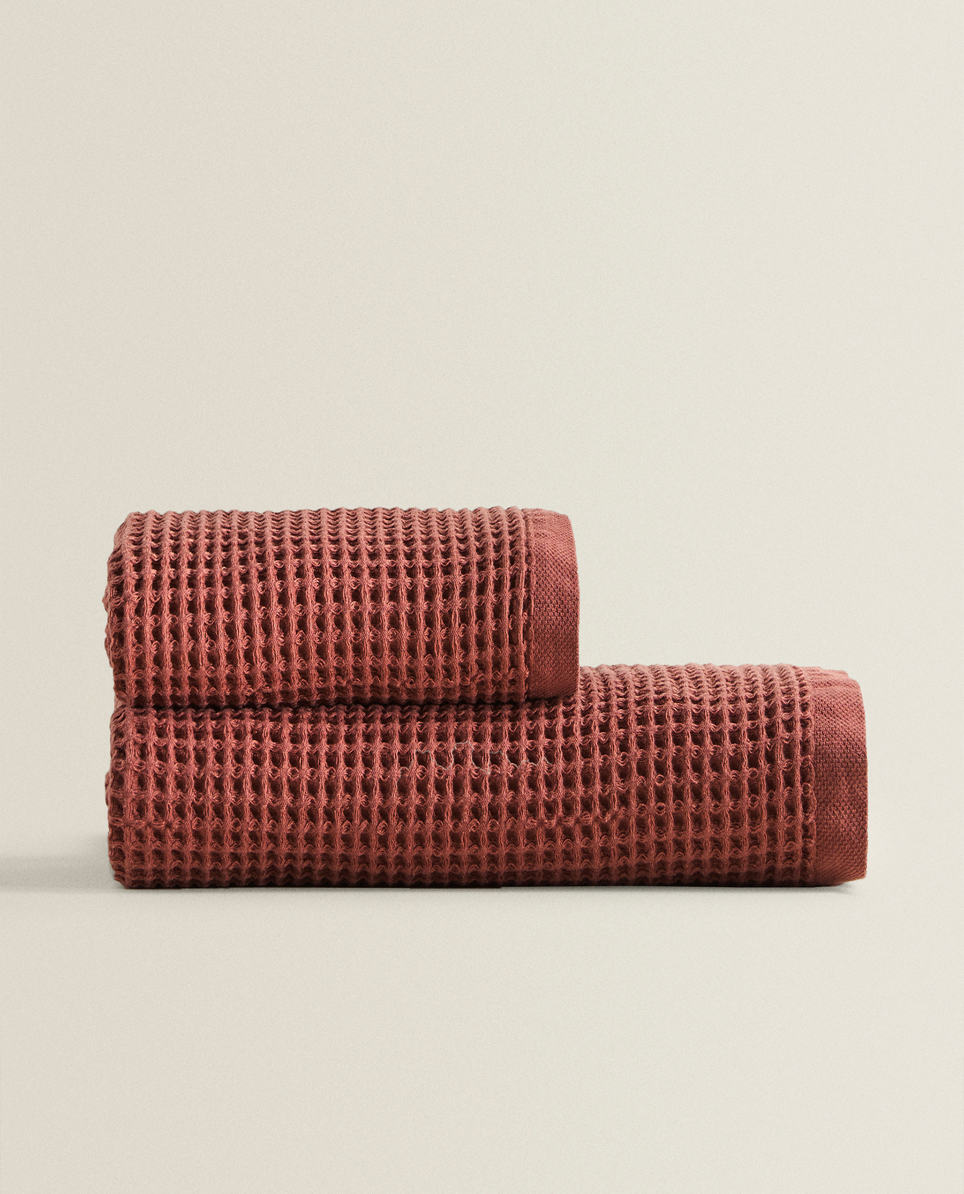 Serviette De Bain Coton Gaufré