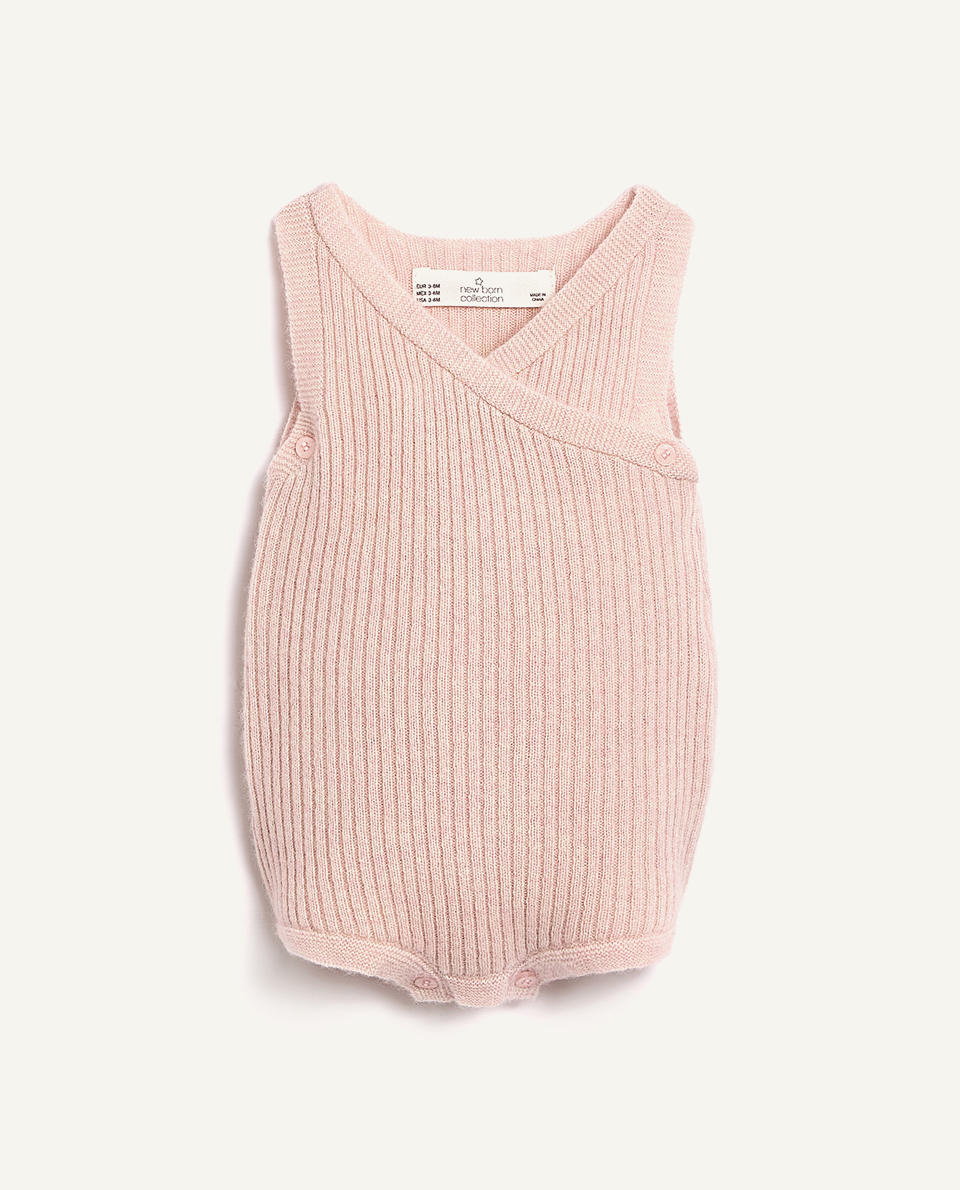 zara pink romper