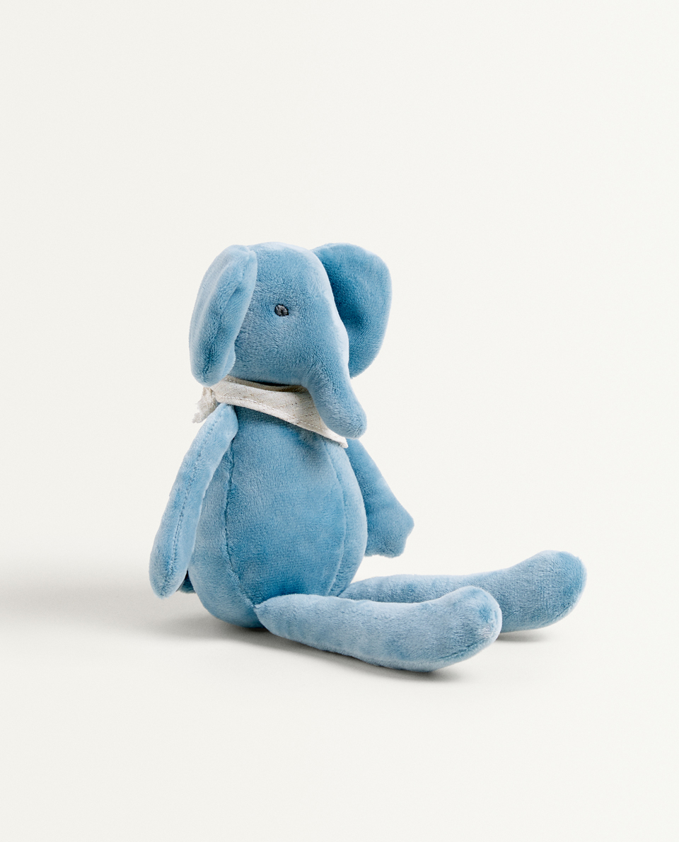 blue elephant soft toy