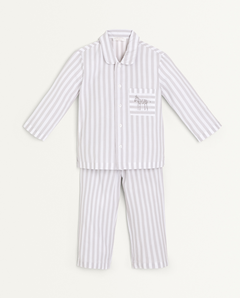Cizgili Pijama Sepet Ve Kutu Oyun Ve Duzenleme Cocuk New Collection Zara Home Turquia