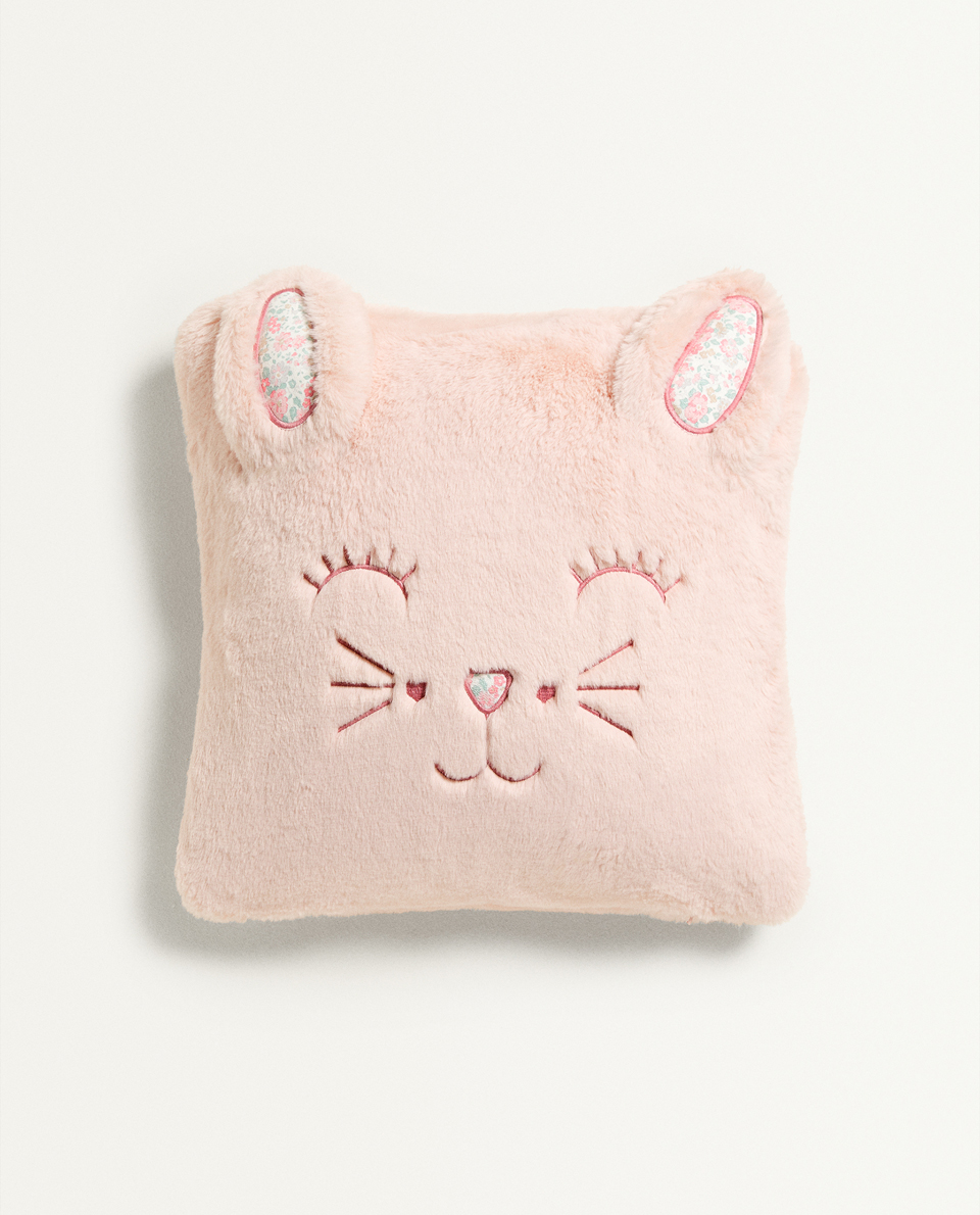 Bear Throw Pillow Bath Mats Bathroom Kids Zara Home United