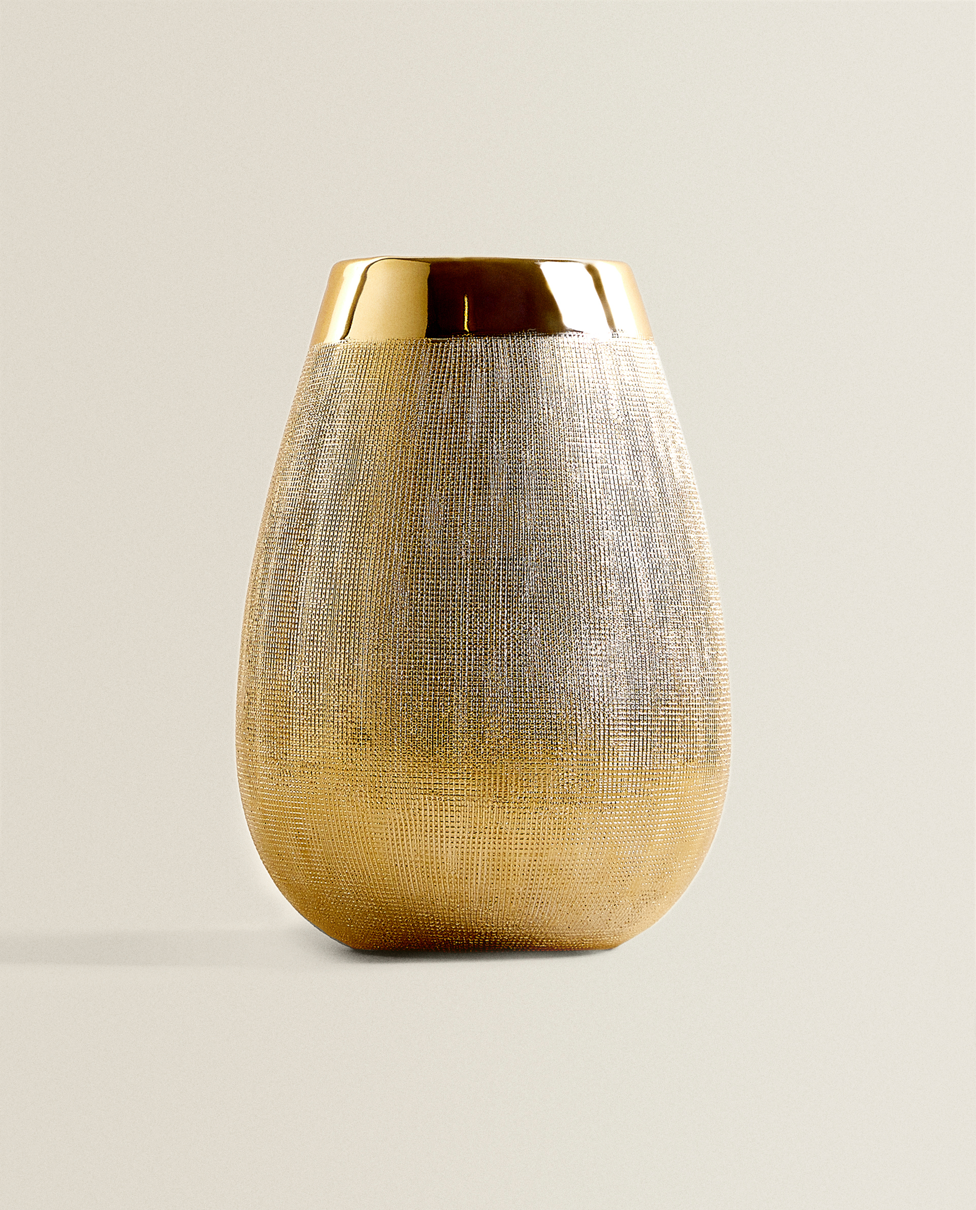 Scored Ceramic Vase