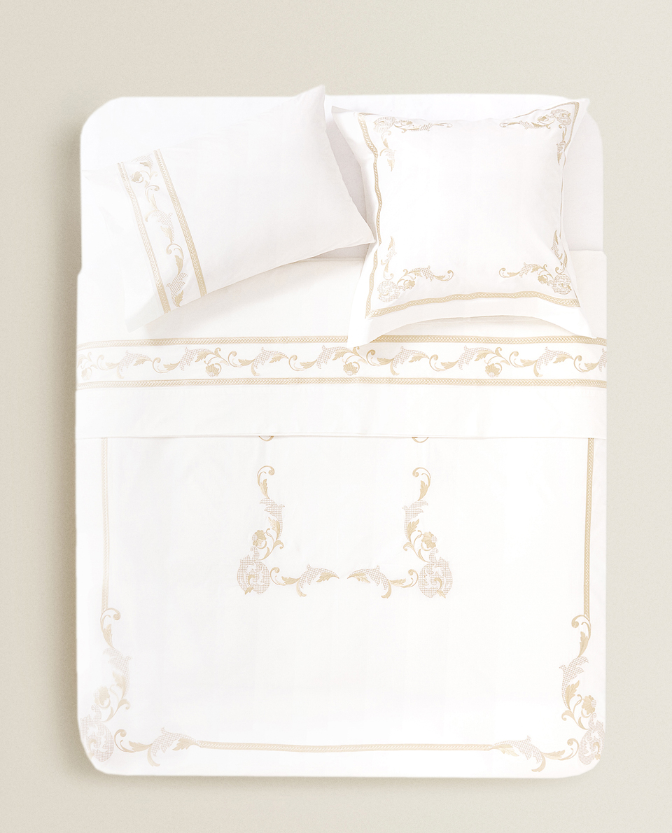 Embroidered Duvet Cover Duvet Covers Bed Linen Bedroom