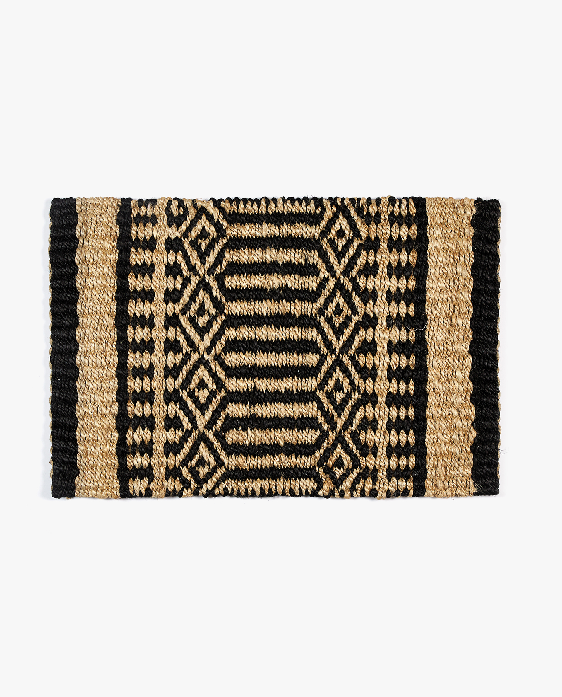 Two Tone Jute Doormat Rugs Living Room Zara Home Qatar