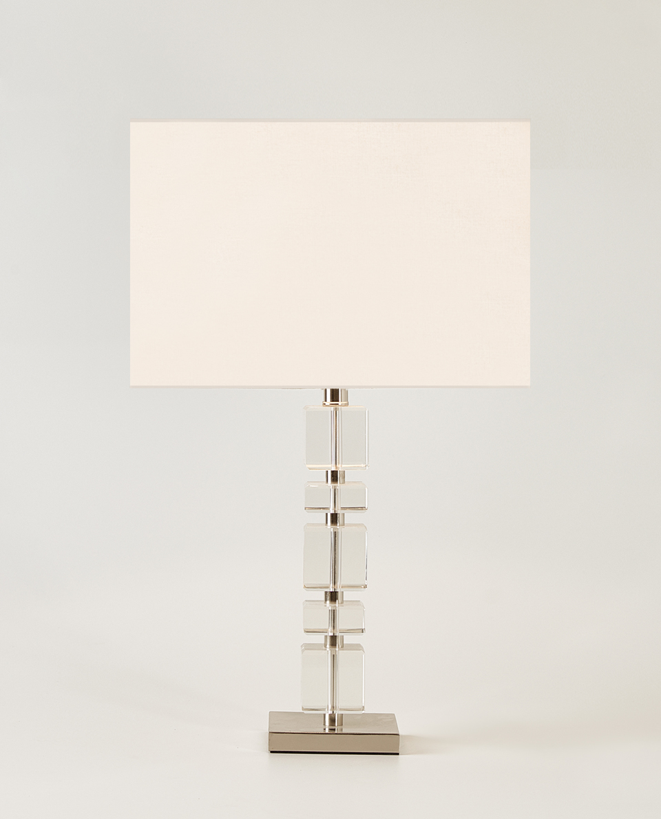 Crystal Cubes Lamp