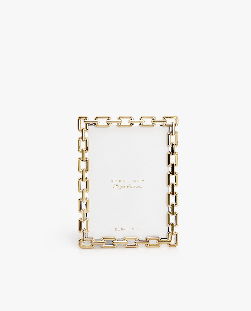Picture Frames Zara Home New Collection Gold Chain Frame