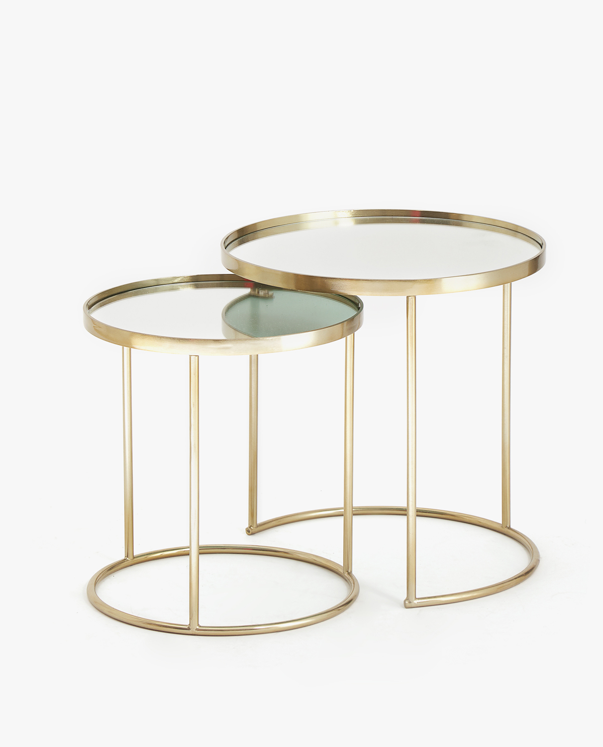 MIRRORED NESTING TABLES (SET OF 2)