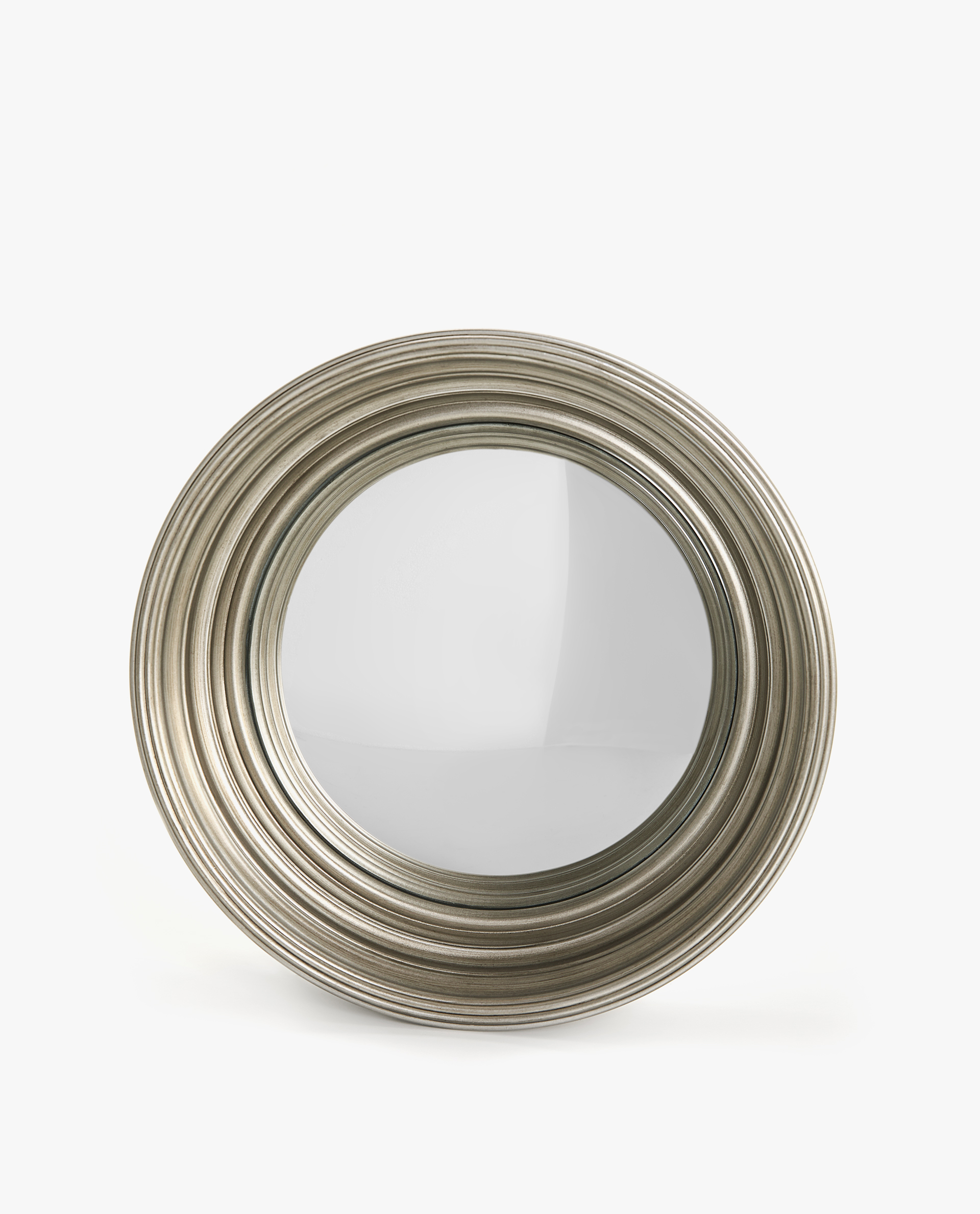 Silver Toned Concave Mirror