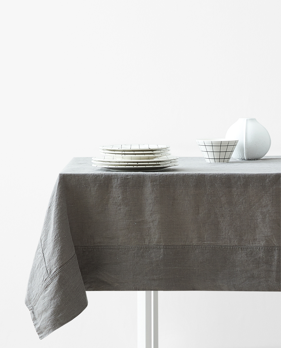 Tablecloths Zara Home Summer Washed Linen Tablecloth