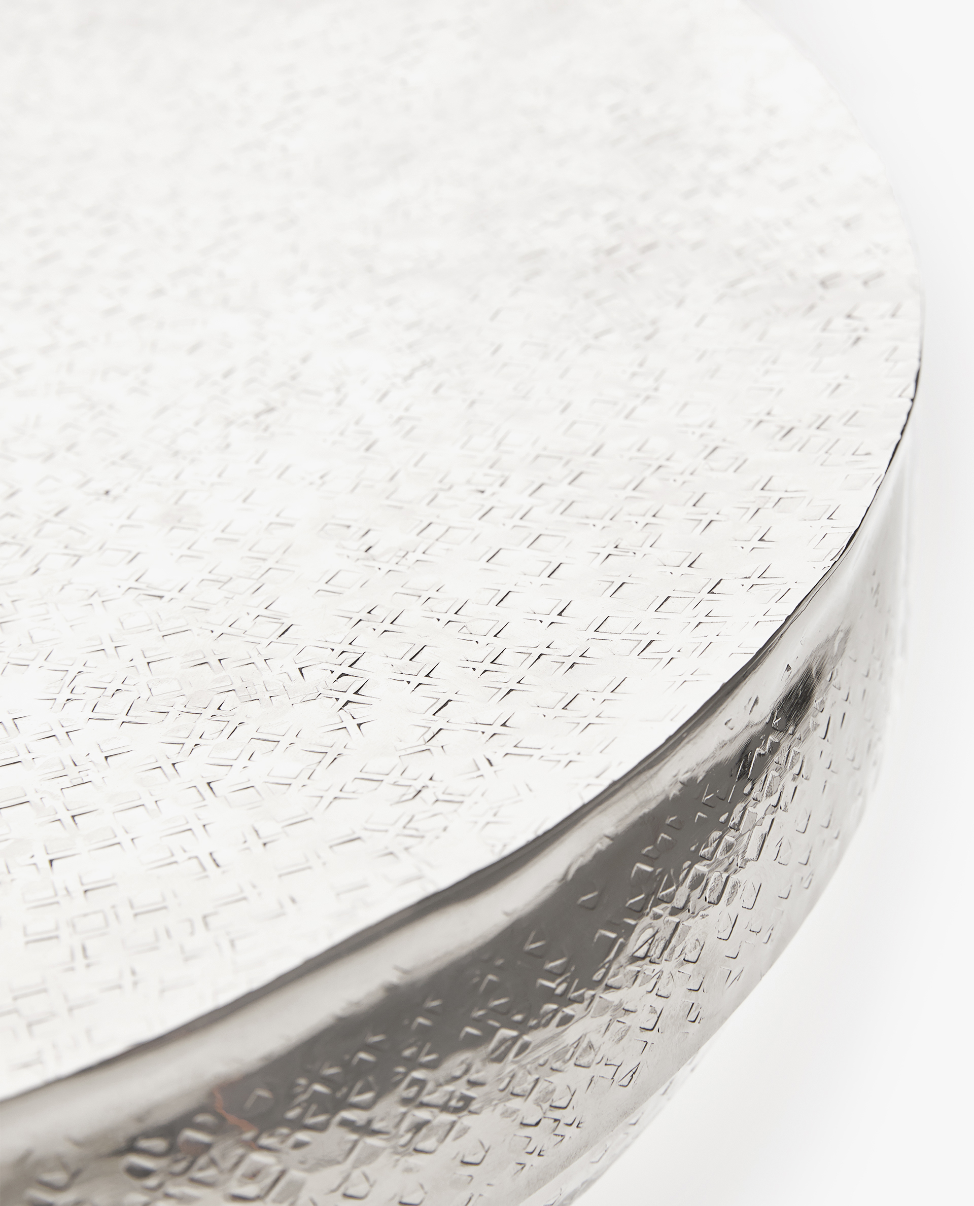 Hammered Side Table
