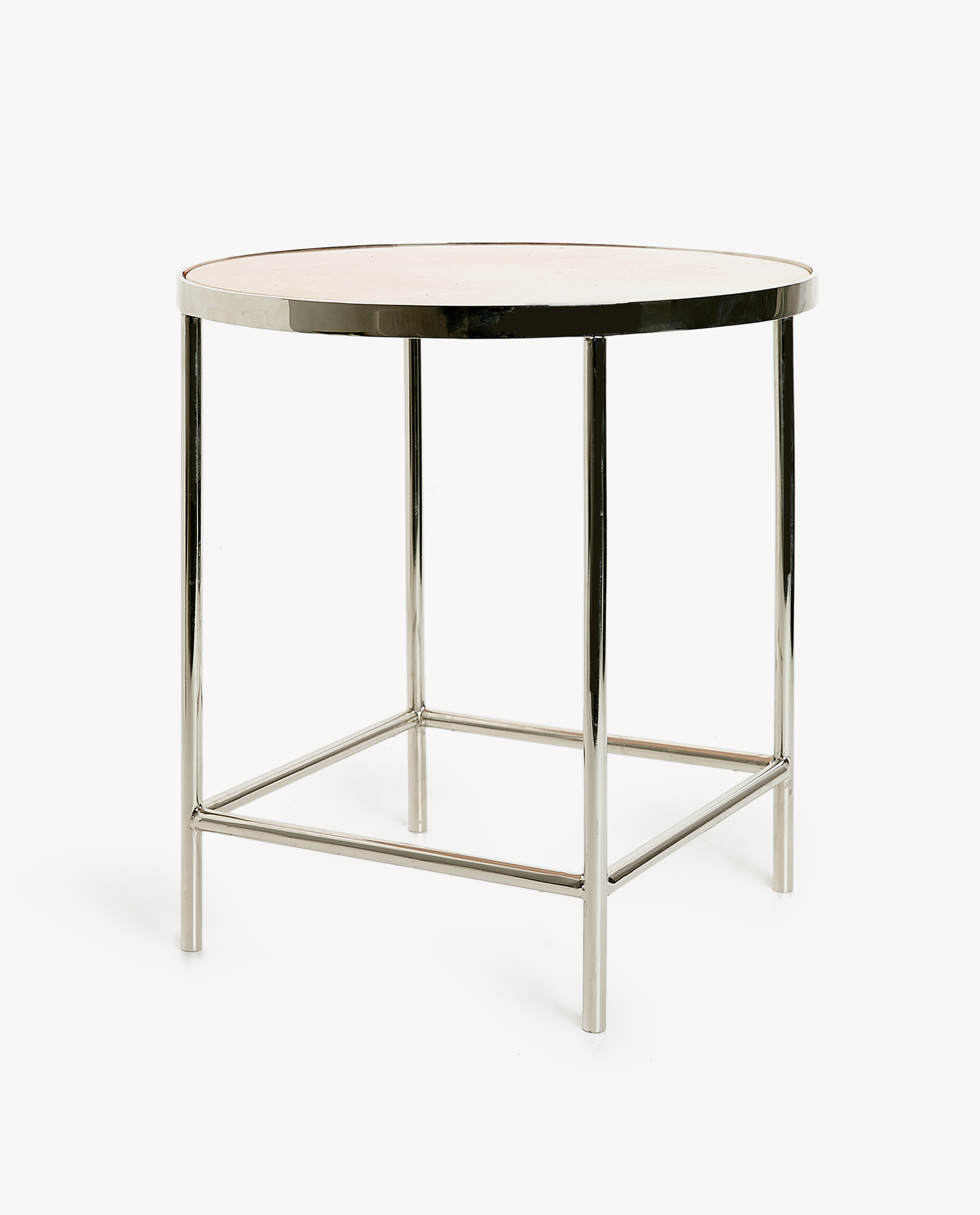 Pink Marble Side Table