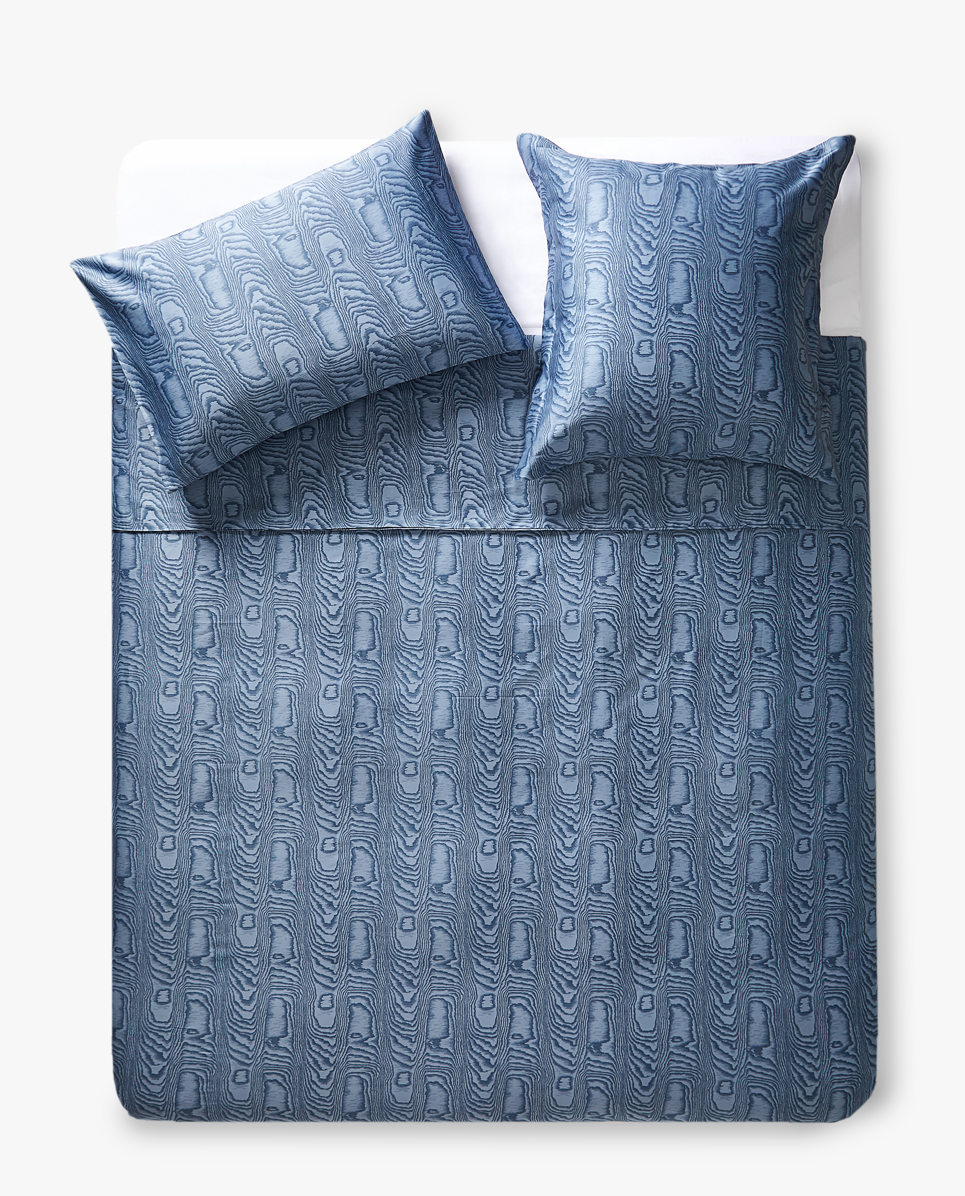 MoirÉ Print 300 Thread Count Duvet Cover Covers Bedroom MoirÉ Print Duvet Cover 300tc