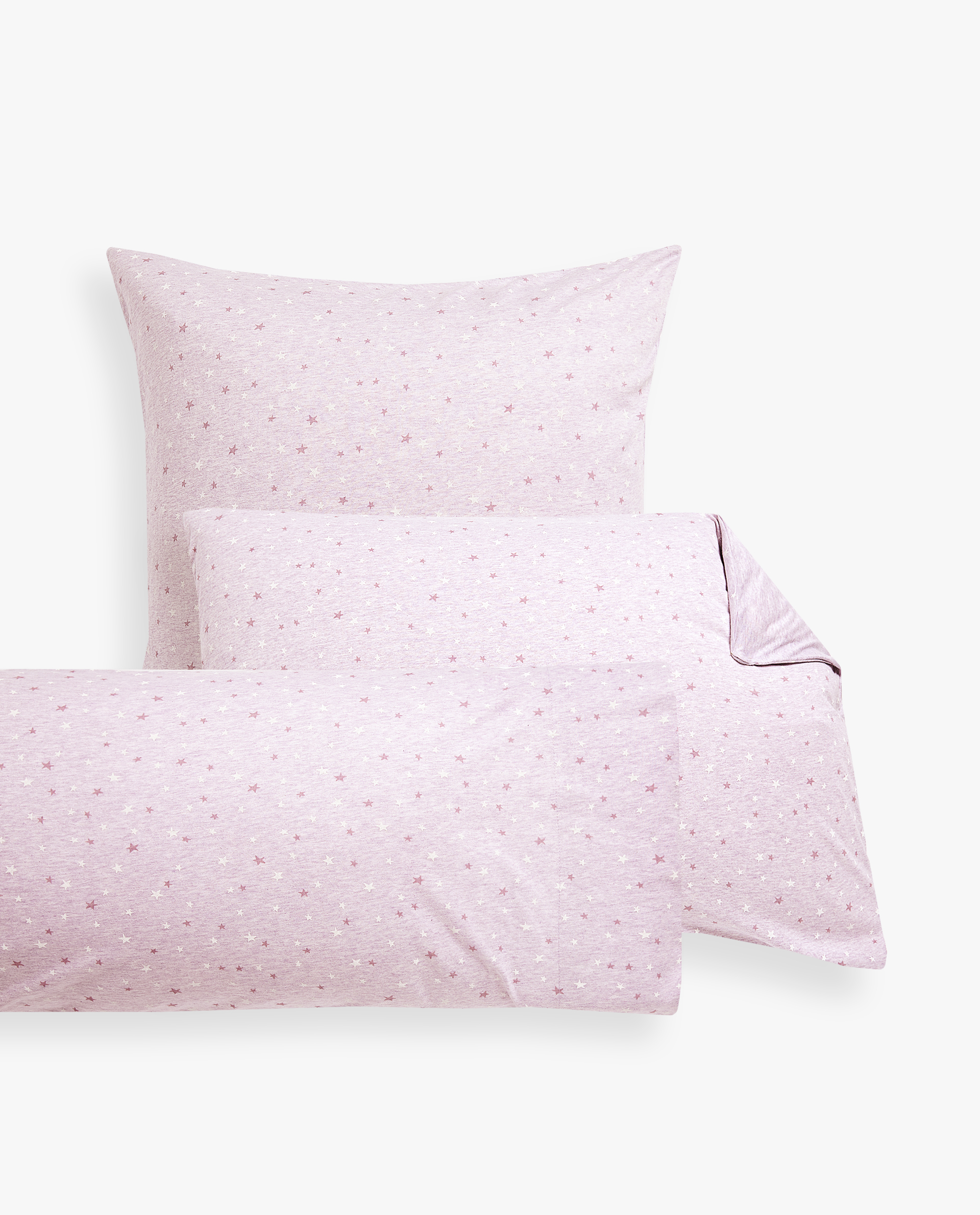 Star Print Cotton Jersey Pillowcase Ed Sheets Bedtime Kids Star Print Cotton Jersey Pillowcase